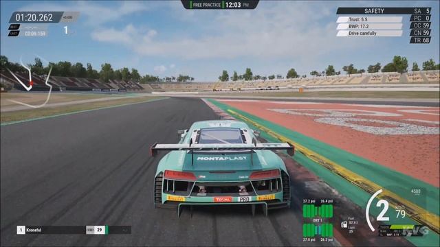 Assetto Corsa Competizione - Audi R8 LMS 2015 - Test Drive Gameplay (PS4 HD) [1080p60FPS] смотреть онлайн