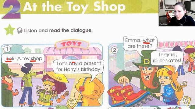 Starlight 3 (Старлайт 3/ City Stars 3), учебник (часть 1), стр. 62-63. Чтение диалога смотреть онлайн