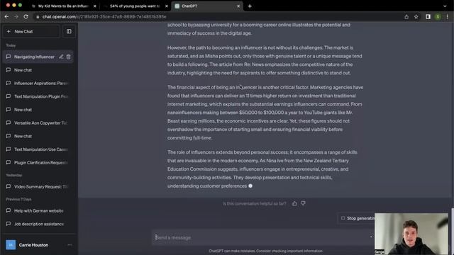 ChatGPT Plugin Aaron Copywriter for Essay Writing смотреть онлайн
