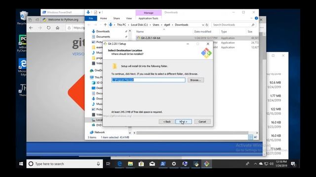 Windows: Install git смотреть онлайн