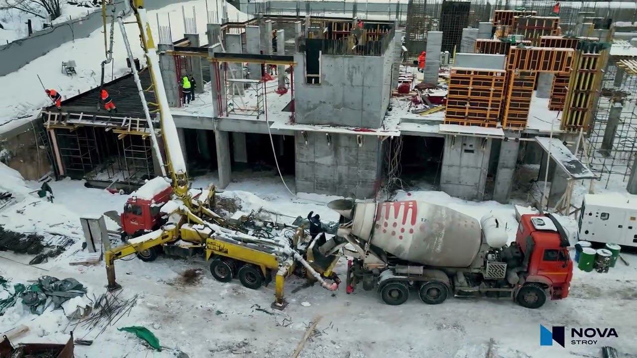 Ход строительства ЖК «Максат» — Февраль смотреть онлайн