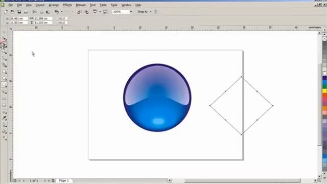 Play Button in CorelDRAW X4 смотреть онлайн