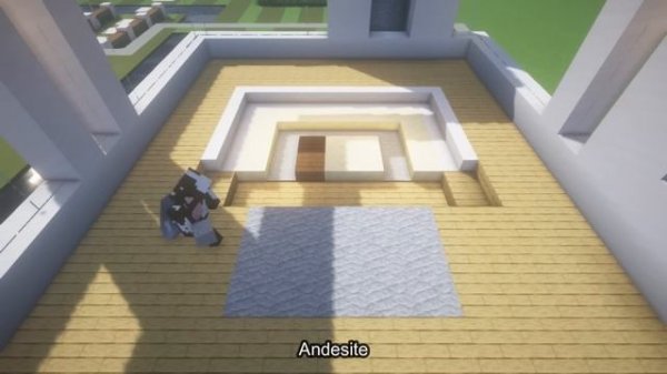 Minecraft: Modern Mansion Tutorial + Interior | Architecture Build #14