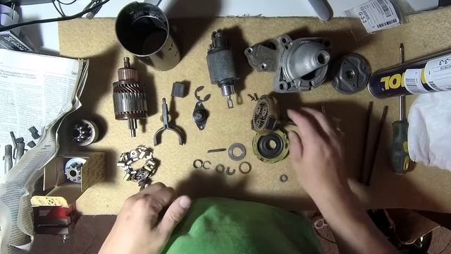 Ремонт автомобильного стартера Bosh