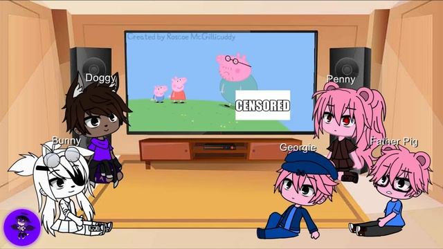 Gacha Club| ? Piggy characters react to Piggy Memes - Peppa and Roblox Piggy Funny Animation! смотреть онлайн