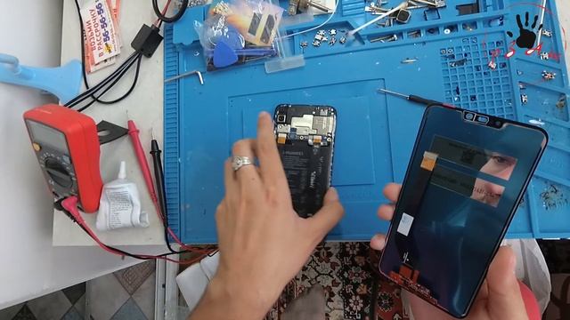 Honor 8C BKK-L21 замена экрана смотреть онлайн