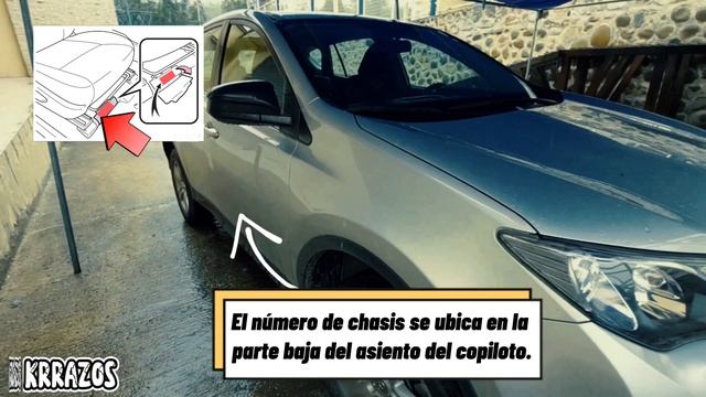 LOCALIZACIóN número de MOTOR, VIN y CHASIS TOYOTA NEW RAV4 2.0 2014 Japonés смотреть онлайн