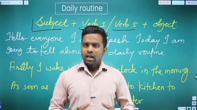 Daily routine in English | English में Daily routine कैसे बोलें | Present Simple Tense Daily Routin смотреть онлайн