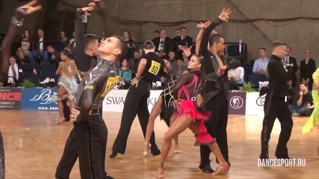 Victor Bychkov - Alina Atamanchuk | Pasodoble | 1/16 WDSF GrandSlam Latin | GOC 2017 смотреть онлайн