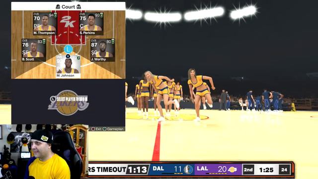 NBA 2K24 PS4 Mavs Vs 90 - 91 Lakers Online Ranked Match смотреть онлайн