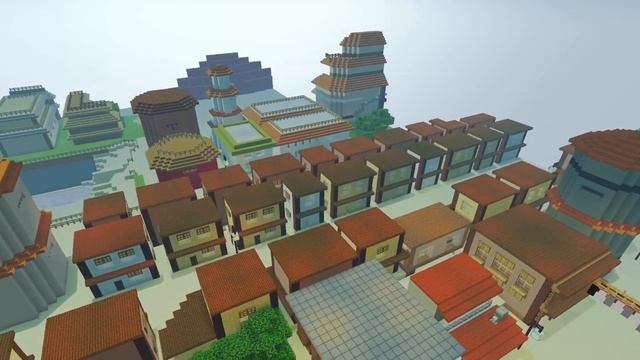 Minecraft - NARUTO Hidden Leaf Village “Konohagakure” смотреть онлайн