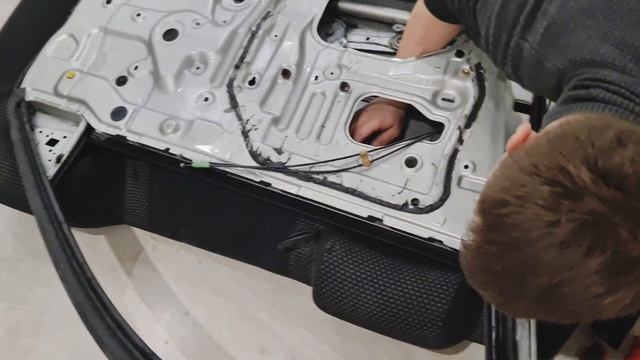 Снятие молдинга двери JZX110