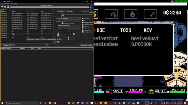 Deltarune Chapter 2 Unlimited Health Cheat смотреть онлайн