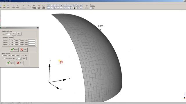 Calculix NAFEMS LE3 смотреть онлайн