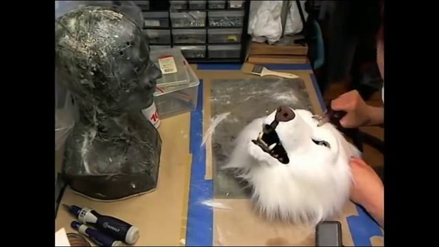 White Wolf Mask - High-Speed Making-Of