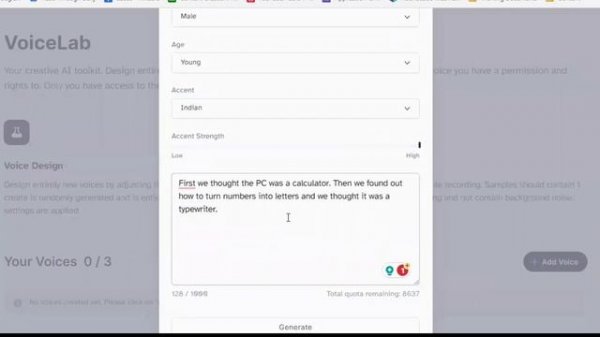 Free AI Voice Generator (Beginners Tutorial ElevenLabs)