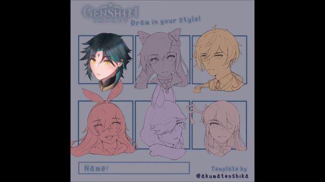 [Speedpaint] 6 (12) Fanarts | Genshin Impact смотреть онлайн