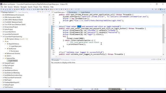 Cucumber with Java Part - 3 (Parametrization and Data Driven Testing) | Pradeep Nailwal смотреть онлайн