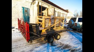 Купил себе маленький "трактор". Ураган Тайга, снегоход или мотособака?