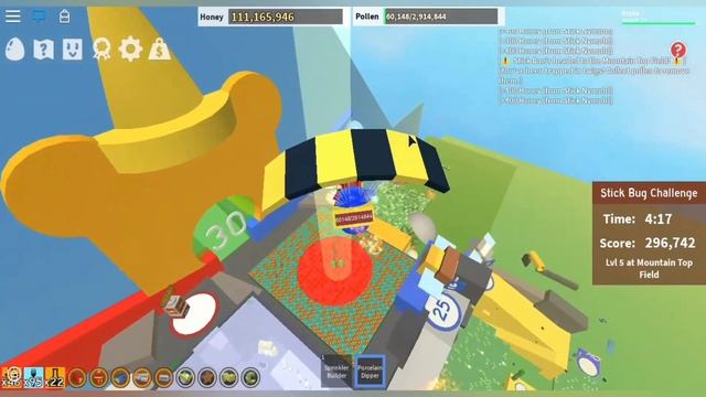 Получил амулет палочника в симуляторе пчеловода Roblox смотреть онлайн