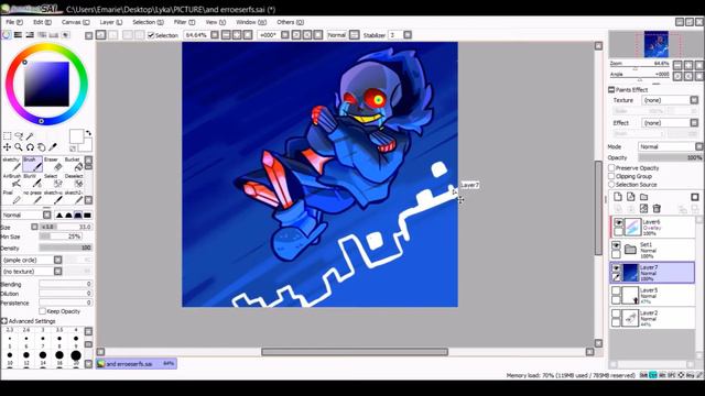 Error Sans - Speedpaint - Undertale AU смотреть онлайн