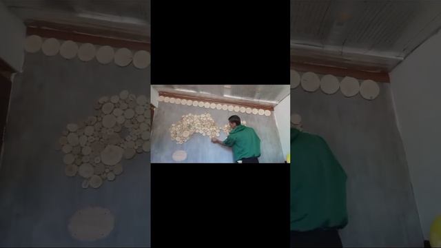 интерьер из спилов дерева. смотреть онлайн