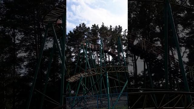 Американские горки. Минск. парк Челюскинцев. смотреть онлайн