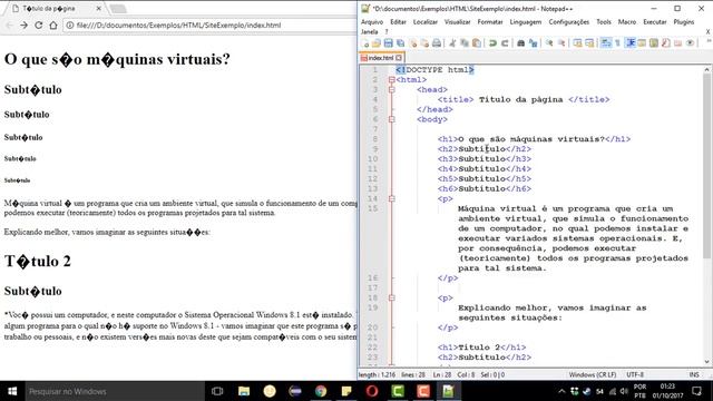 HTML5 #4 - Exibição de acentos e caracteres (Charset Encoding) смотреть онлайн