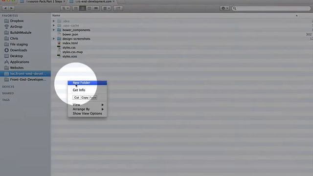 118. Re-organizing our file structure into folders and how to use SASS watch on folders смотреть онлайн