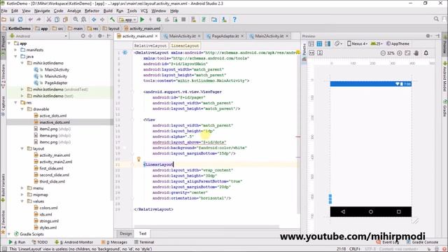 #63 Kotlin Android Tutorial | Intro Slider смотреть онлайн