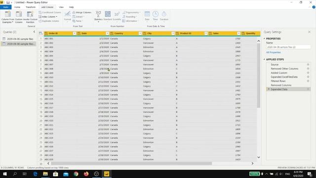 Power BI: appending multiple Excel files смотреть онлайн