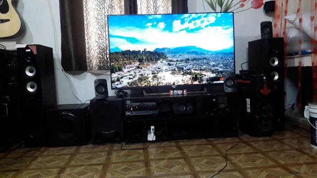 #logitech z906 & F&D T60x sound test смотреть онлайн