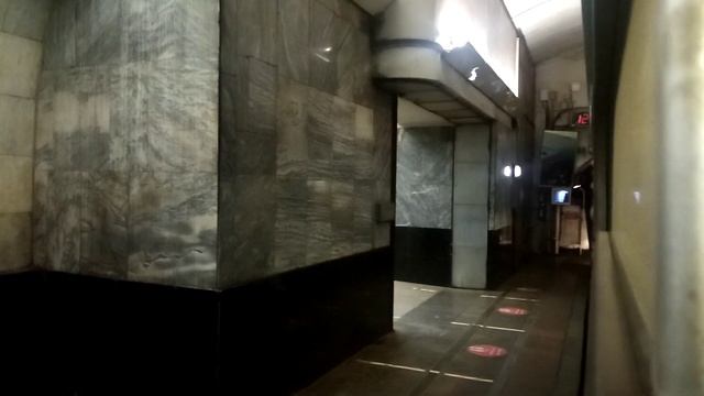 Замоскворецкая линия метро. Номерной 81-717/714. Ховрино - Алма-Атинская. Вид из окна поезда. смотреть онлайн