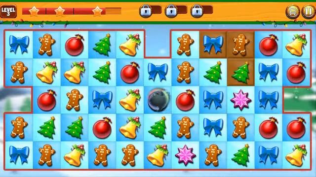 Christmas Crush Holiday Swapper Candy Match 3 Game | Level 1-4 | Android Gameplay смотреть онлайн