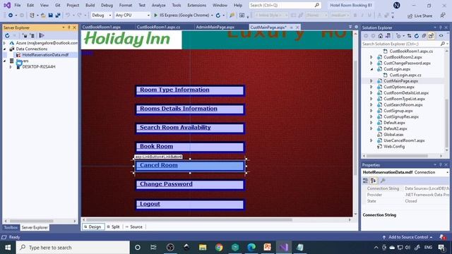 Hotel Room Booking C# asp.net Online Project | Student Beginner Project BCA BE asp165 #highblixas смотреть онлайн