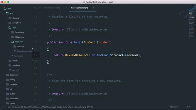 Ecommerce Restful API Laravel | Get Review : API Resource #11 смотреть онлайн