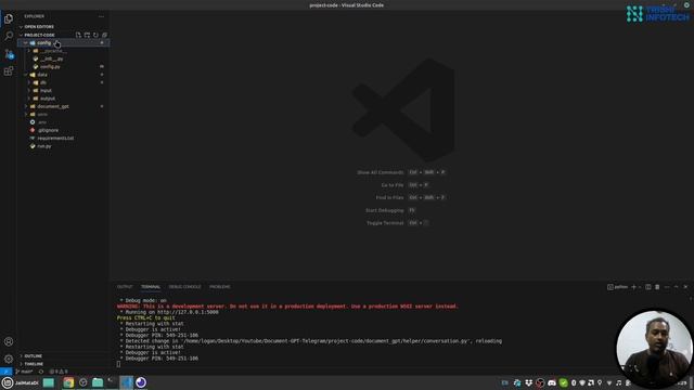 Custom PDF file Question Answer + ChatGPT + Langchain + Telegram смотреть онлайн
