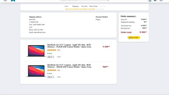 An Amazon-like full-stack e-commerce site with React and Express. смотреть онлайн