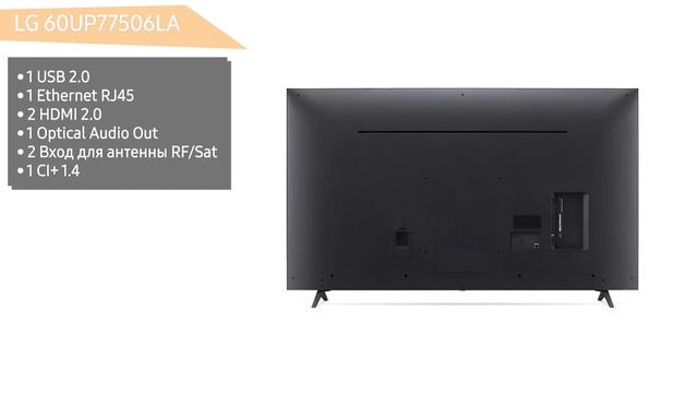 Телевизор LG 60UP77506LA смотреть онлайн