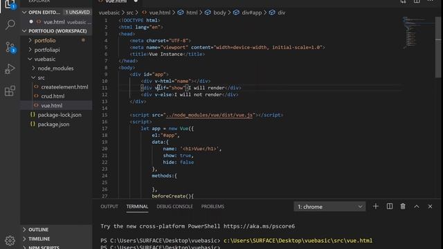 Vuejs 3.3: Directive v-if v-else-if and v-else смотреть онлайн