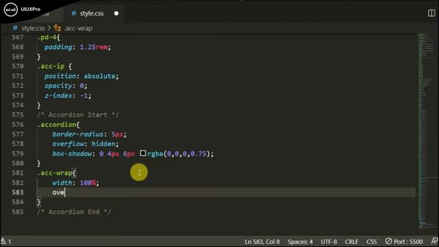 Library-11 | Create Accordion in CSS Classes | Front-End Library Using HTML CSS And JS @uiuxpro смотреть онлайн