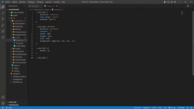 ReactJS Tutorial: Episode 31 - Footer Component CSS смотреть онлайн