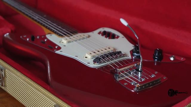 Fender Jaguar candy apple red, made in Japan, guitar test, demo смотреть онлайн