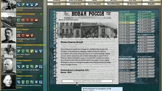 Прохождение Darkest Hour A Hearts Of Iron Game Kaiserreich мод за Россию Часть 1