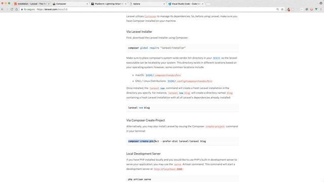 02 Laravel 5.6: Primer proyecto e instalar dependencias смотреть онлайн