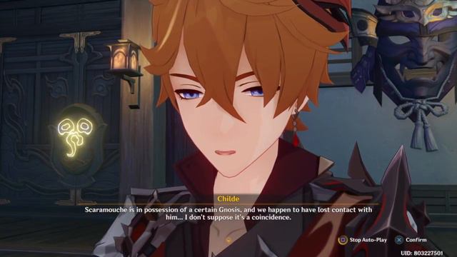 TARTAGLIA SIMPS ON LUMINE GENSHIN IMPACT CUTSCENE смотреть онлайн
