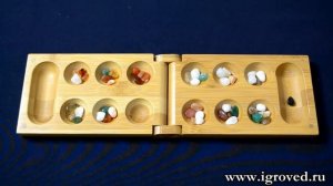 Калах / Манкала дорожная версия (бамбук). Обзор настольной игры от Игроведа