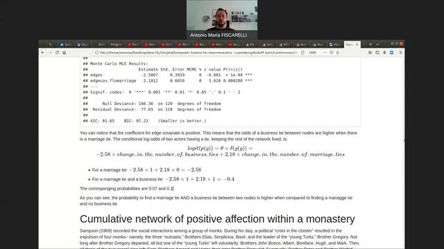 Exponential Random Graph Models: Theory and Applications on Historical Networks | Antonio Fiscarell смотреть онлайн