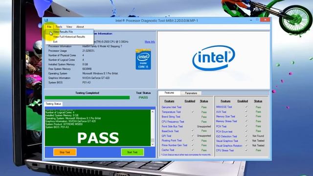 Intel Processor Diagnostic Tool 20.0.0.W.MP-1 x64 смотреть онлайн