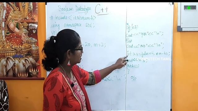 BOOLEAN DATA TYPE || DATATYPE IN C++ PART-3 || OOP IN C++ TAMIL || LEC – 19 || BY J PARVATHY смотреть онлайн